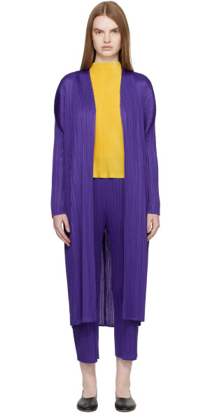 PLEATS PLEASE ISSEY MIYAKE - Purple Monthly Colors November Coat