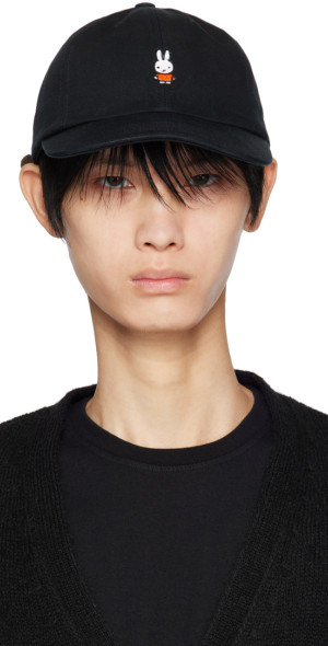 Pop Trading Company - Black Miffy Six Panel Cap