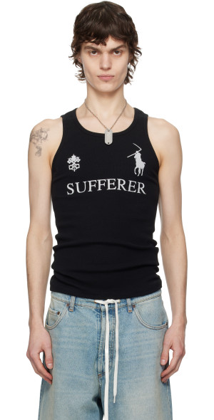 Praying - Black 'Sufferer' Tank Top