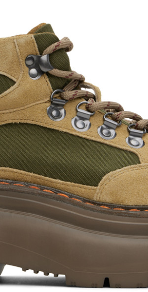 R13 Brown Khaki Bulky Trailblazer Boots