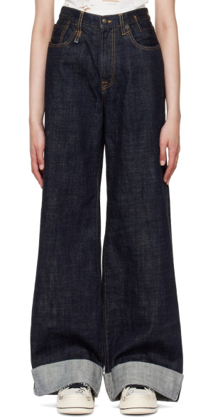 R13 - Navy Lisa Baggy Jeans