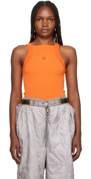 Raga Malak - Orange O Star Tank Top