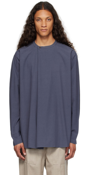 RAINMAKER KYOTO - Blue Pleated Shirt