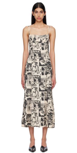 reformation black and white dress Sold out Reformation Lawrence one shoulder black and