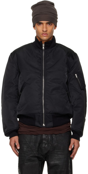 Rick Owens DRKSHDW - Black Concordians Tankers Flight Bomber Jacket