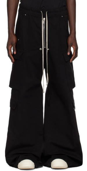 Rick Owens DRKSHDW - Black Jumbo Bela Cargo Pants