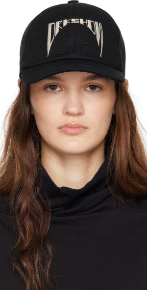Rick Owens DRKSHDW - Black Overdyed Denim Baseball Cap