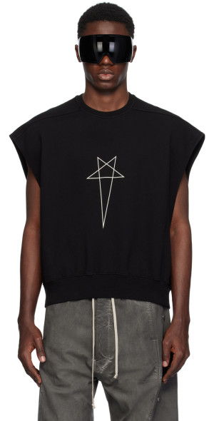 トップス RICK OWENS DRKSHDW JUMBO TATLIN SWEAT Rick Owens DRKSHDW - Black Pentagram Jumbo Tatlin Sweatshirt