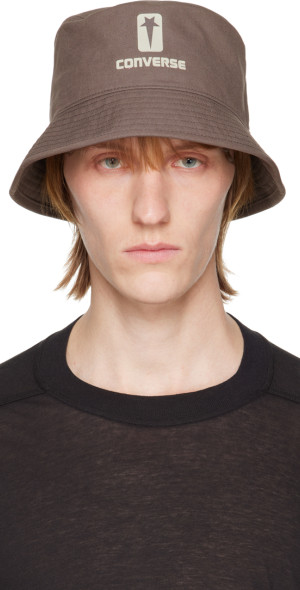 Rick Owens DRKSHDW - Gray Converse Edition Bucket Hat