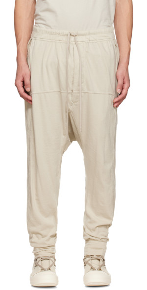 Rick Owens DRKSHDW - Off-White Prisoner Drawstring Lounge Pants