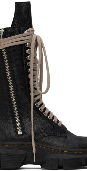 Rick Owens - Black Dr. Martens Edition 1918 DMXL RO Boots