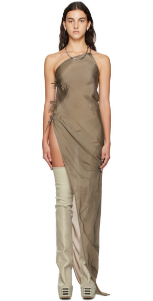 Rick Owens - Gray Taco Maxi Dress