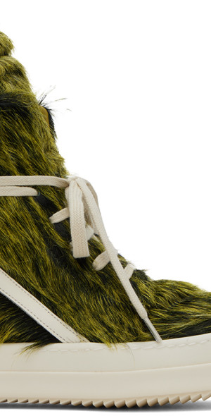 Rick Owens - Green Geobasket Sneakers