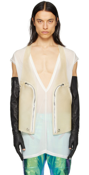 rick owens BAUHAUS VEST サイズ50 Rick Owens Bauhaus Vest in black | SVD USA