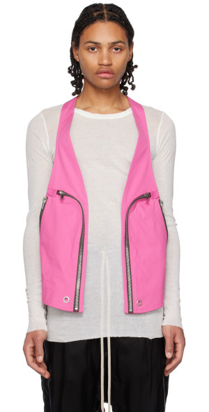 Rick Owens - Pink Bauhaus Vest