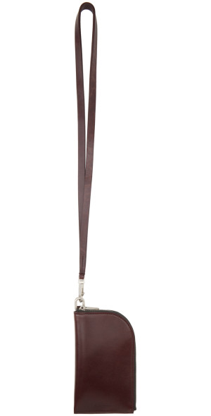 Rick Owens Leather Neck Wallet 財布 ケース RICK OWENS NECK WALLET RA01C0211 LGE – SUUS