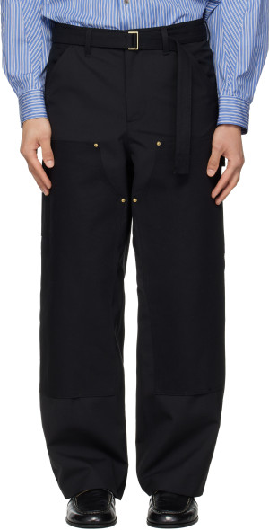 sacai - Black Carhartt WIP Edition Duck Trousers