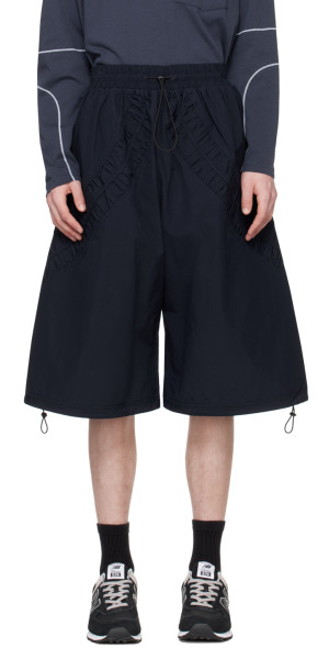 パンツ sage nation fossil shorts SAGE NATION - Navy Fossil Shorts