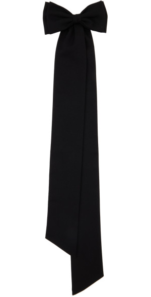 Sandy Liang - Black Palermo Bow Hair Clip