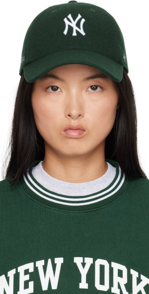 帽子 Sporty & Rich Yankees serif wool hat Yankees Serif Hat - Navy/White – Sporty & Rich