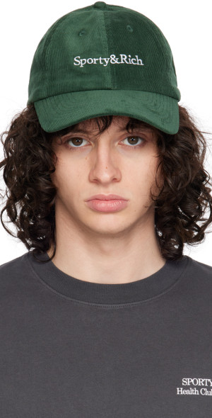 Sporty & Rich - Green Embroidered Cap