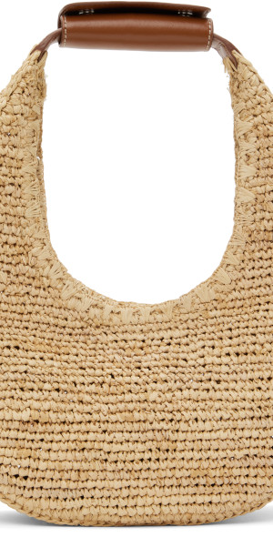 Staud Beige Animal Pattern Tote Bags
