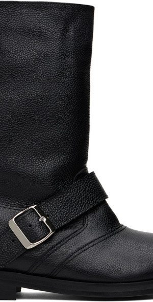 靴 STEFAN COOKE STAR BOOTS 43 Stefan Cooke Star Biker Boots | Black | FARFETCH