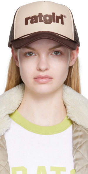 Stray Rats - Brown 'Ratgirl' Trucker Cap