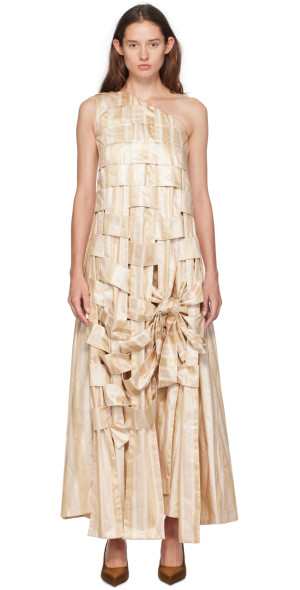 SUPER YAYA - Beige Sarjah Beatrice Maxi Dress