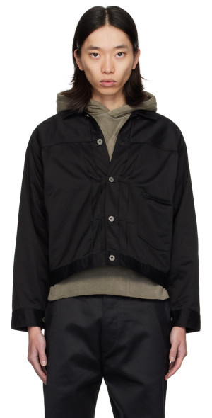 Taiga Takahashi - Black Lot.309 Buckle-Backed Jacket
