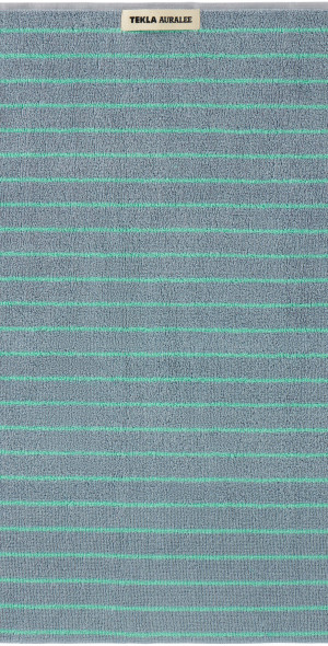 Tekla - SSENSE Exclusive Blue AURALEE Edition Bath Towel