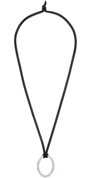 THE LETTERS WESTERN OVAL LONG BELT