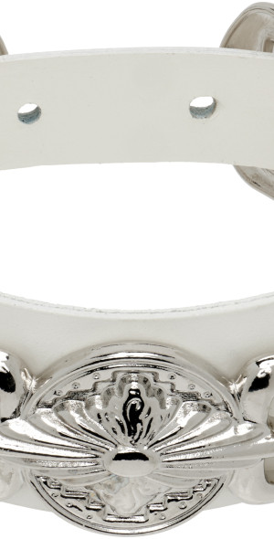 Toga Pulla - Double Buckle Leather Bangle Bracelet