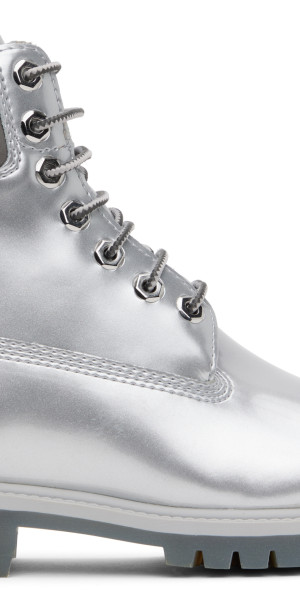 Timberland×Veneda Carter 6INCH BOOT シルバー Veneda Carter Teases New 'Silver' Timberland 6-Inch Boot Collaboration