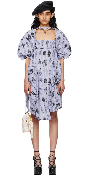 Vivienne Westwood - Blue Cranbroune Midi Dress