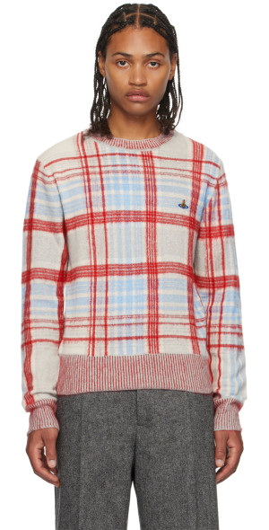 Vivienne Westwood - Red & Blue Check Sweater