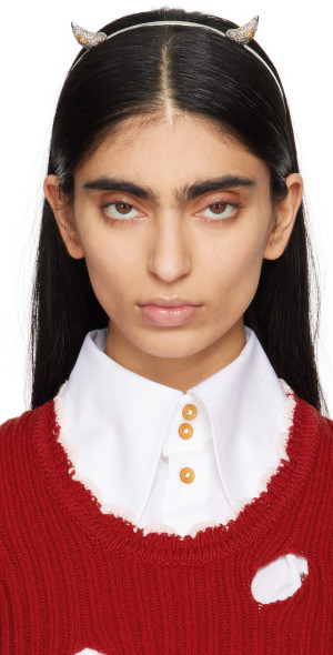 VIVIENNE'S HORN ALICE カチューシャ VIVIENNE'S HORN ALICE カチューシャ(シルバー×ゴールド)（レディース