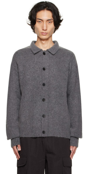 WYNN HAMLYN - Gray Button Cardigan