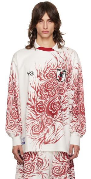 Y-3 - White JFA Edition Long Sleeve T-Shirt