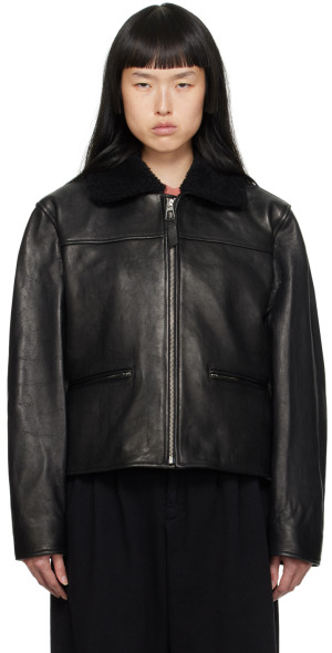 YMC - Black Pepper Leather Jacket