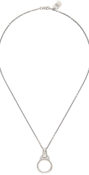 Yohji Yamamoto - Silver Glass Holder Necklace