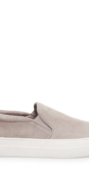 gills grey suede
