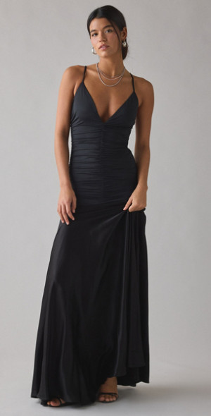 metallic gold pleated dress New Era Gold Metallic Pleated Maxi Dress