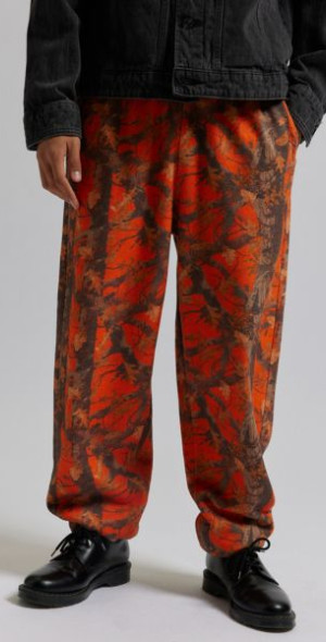 BDG Blaze Camo Sweatpant in Orange Camo, Men's at Urban Outfitters