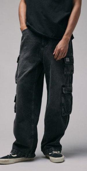 BDG Multi-Pocket Cargo Jean in Black, Men's at Urban Outfitters - Main Image