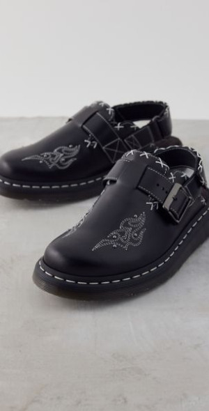 ✨ DR. MARTENS ゴシックアメリカーナTHE JORGE MULE Dr. Martens - Jorge II Gothic Americana Stitched Slingback