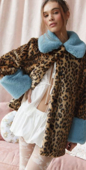 BURBERRY BLUE LABEL デニム コート 豹柄 サイズ40 y2k Burberry Blue Label Denim Jacket horse logo nova check Women size