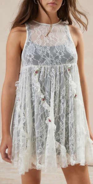 jacquard lace dress Jacquard Cami Dress in Jacquard Lace main image 1