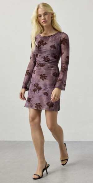 urban outfitters purple velvet dress Urban Outfitters Dark Mauve Pink Velvet Sleeveless Mini Dress Size Small - $24