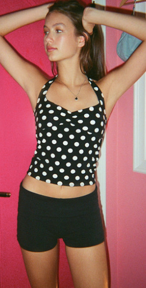 Out From Under Bec Low-Rise Micro Short In Black